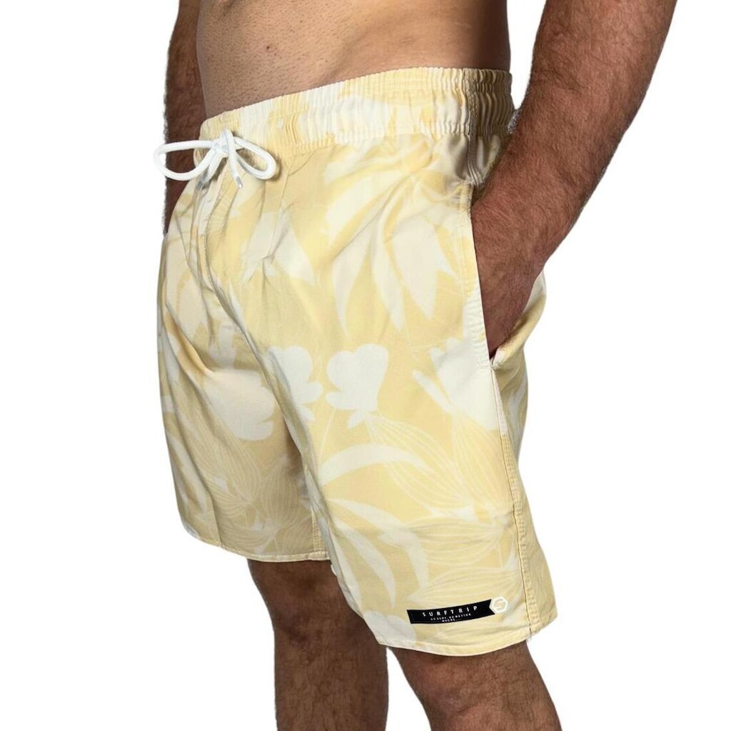 Bermuda Shorts Surftrip Floral Bege