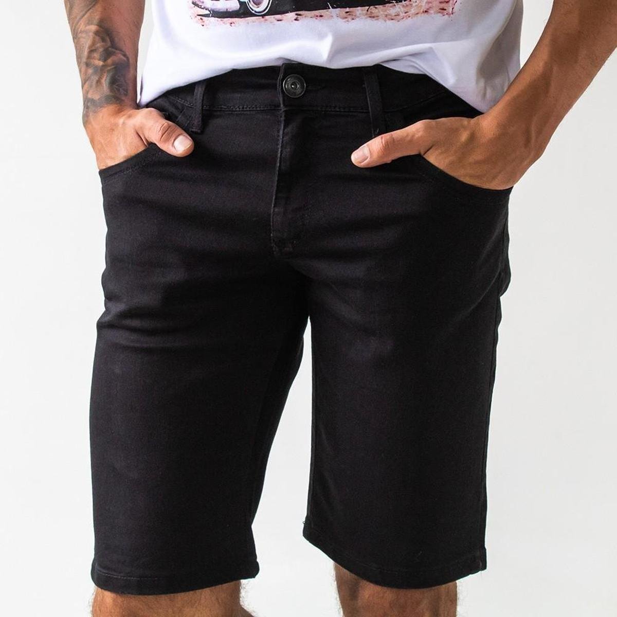 bermuda masculina justa