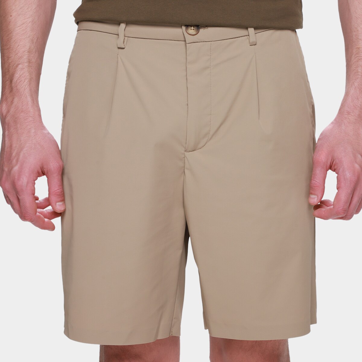 Bermuda Social Colcci Ii Masculina Bege