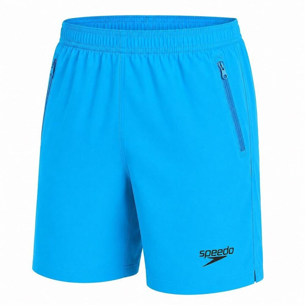 Bermuda Speedo Média Zíper Masculina - Azul
