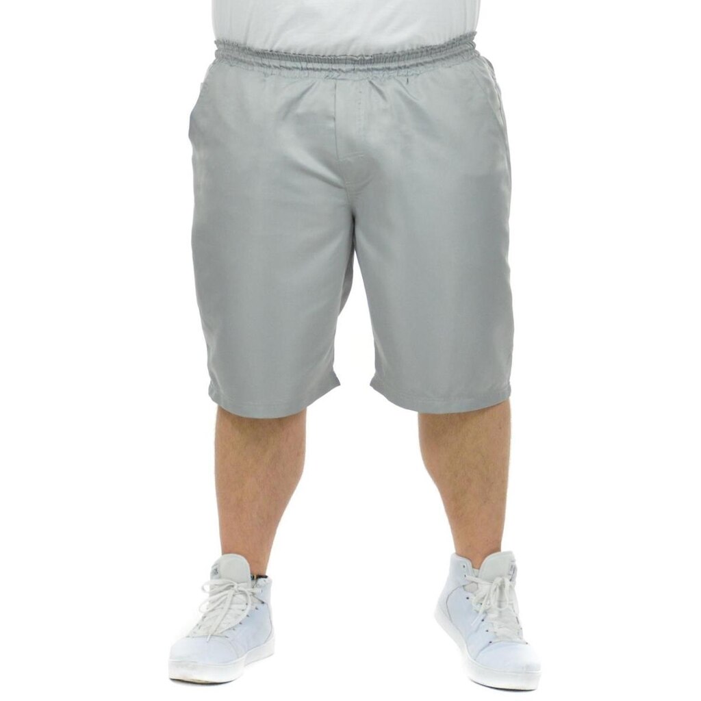 Bermuda sucesso plus size fenomenal Cinza 48