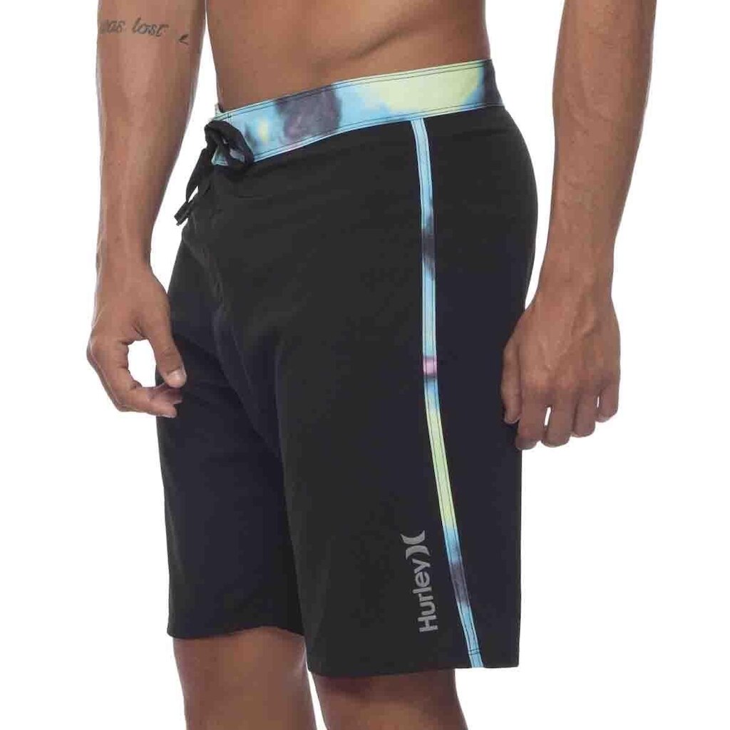 BERMUDA SURF HURLEY LIQUID STRIPE BOARDSHORTS