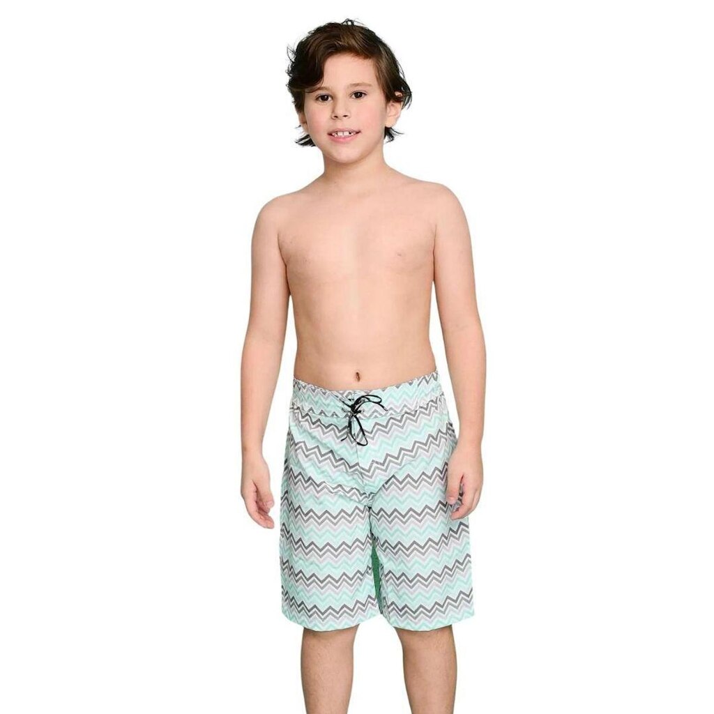 Bermuda Surf Infantil Zig Zag