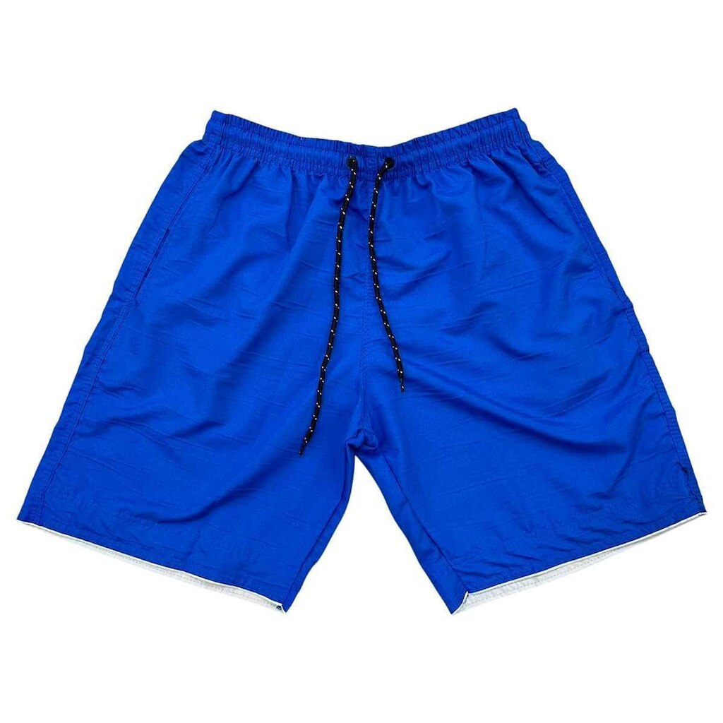 Bermuda Tactel 3 Bolsos Barra Postiça Masculina - Azul