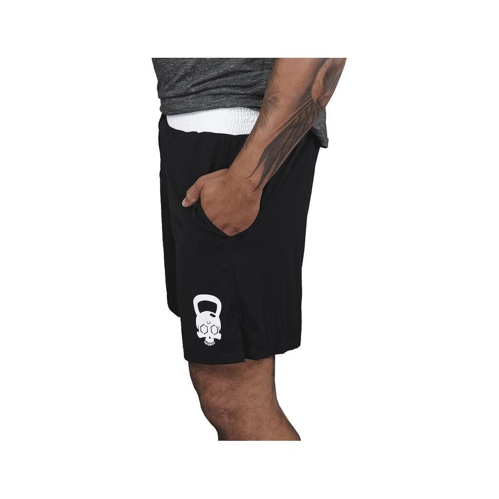 Bermuda Tactel Caveira CROS01 Masculina NC Extreme Treino
