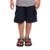 Bermuda. Tactel Infantil Ox Silver Estilo Short. - Marinho
