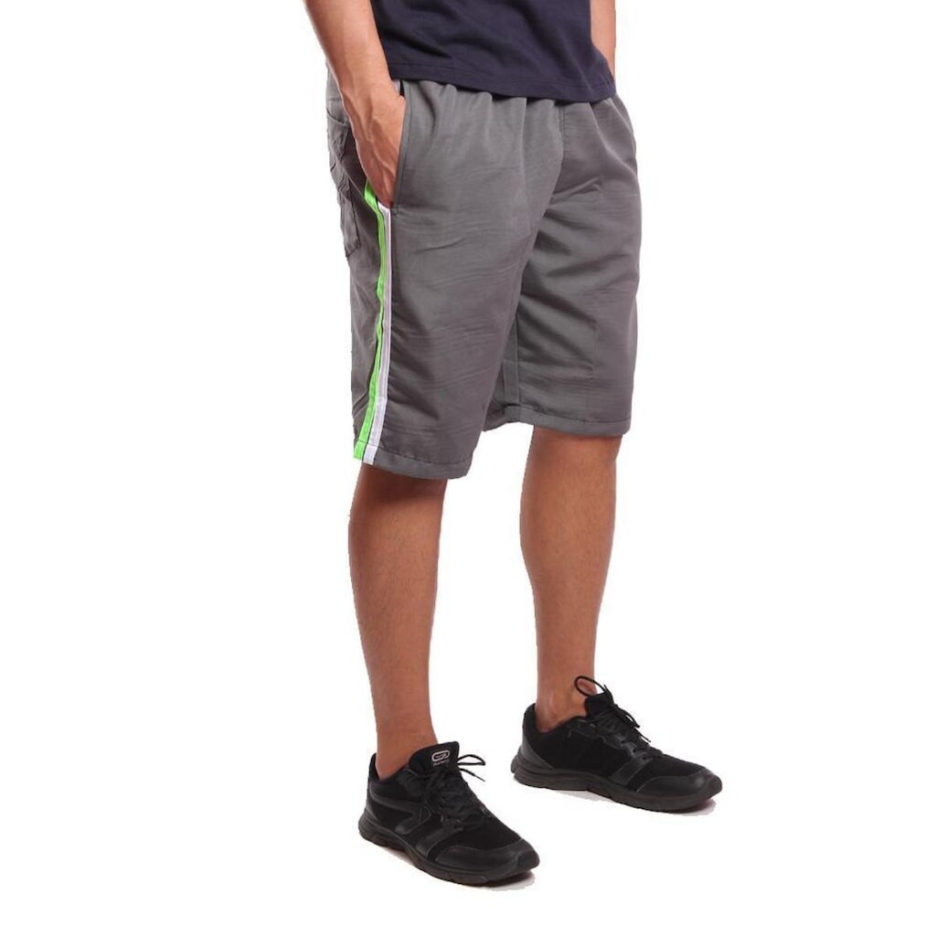 Bermuda Tactel OX SILVER com Bolso Frente e Costa