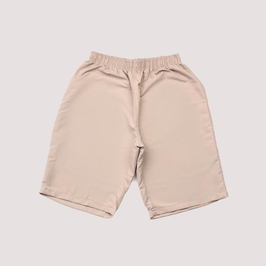 Bermuda Tactel Ox Silver Estilo Masculina - Bege Menor preço em Bermuda Tactel Ox Silver Estilo Masculina - Bege