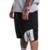 Bermuda Tactel Plus Com Bolsos e Vies Lateral - Preto