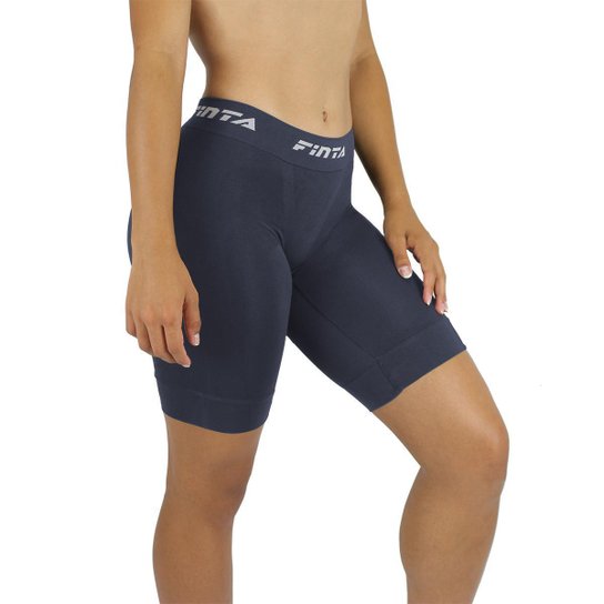 Bermuda Térmica e Compressão Finta Feminina - Cinza Menor preço em Bermuda Térmica e Compressão Finta Feminina - Cinza