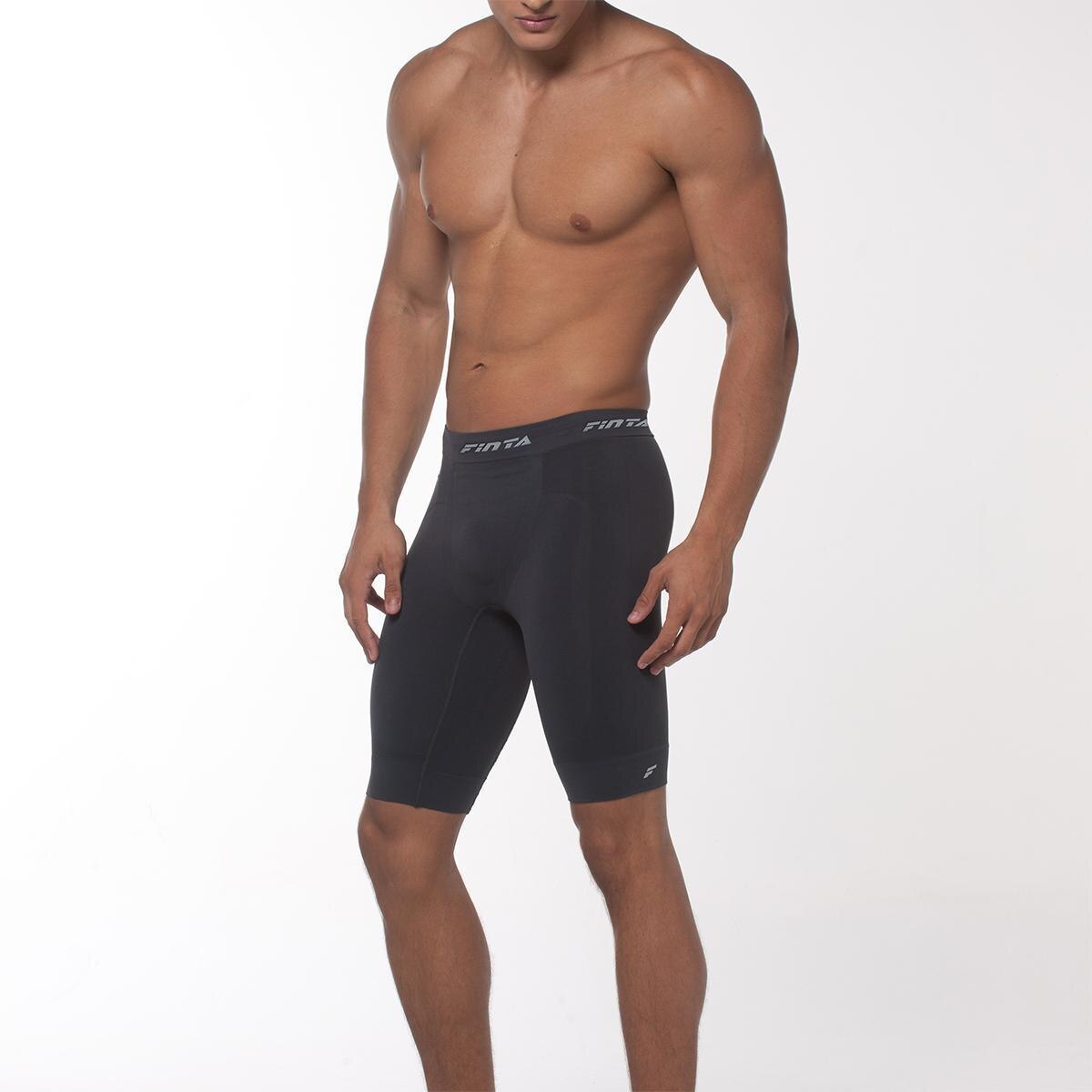 Bermuda Térmica e Compressão Finta Masculino Sem Costura Menor preço em Bermuda Térmica e Compressão Finta Masculino Sem Costura
