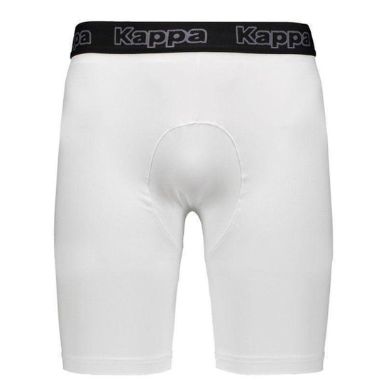 Bermuda Térmica Kappa Belquior Branca Branco Netshoes