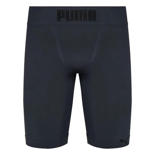 Bermuda Térmica Masculino Puma Alta Compressão Sem Costura - Chumbo Menor preço em Bermuda Térmica Masculino Puma Alta Compressão Sem Costura - Chumbo
