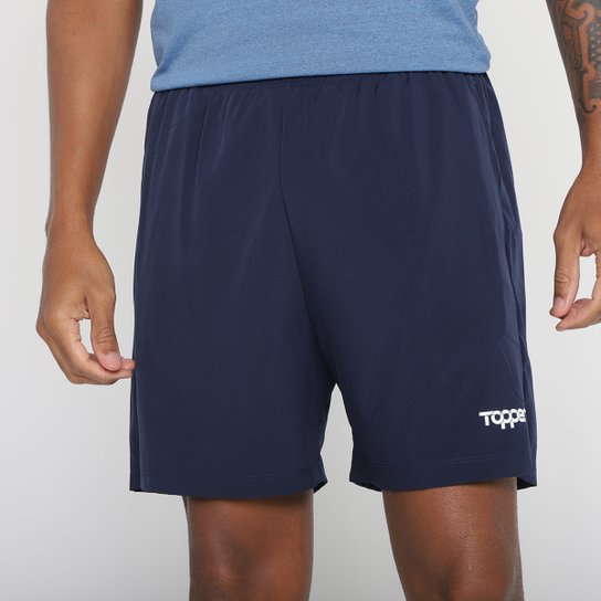 Bermuda Topper Treino Brieff II Masculina - Marinho Menor preço em Bermuda Topper Treino Brieff II Masculina - Marinho