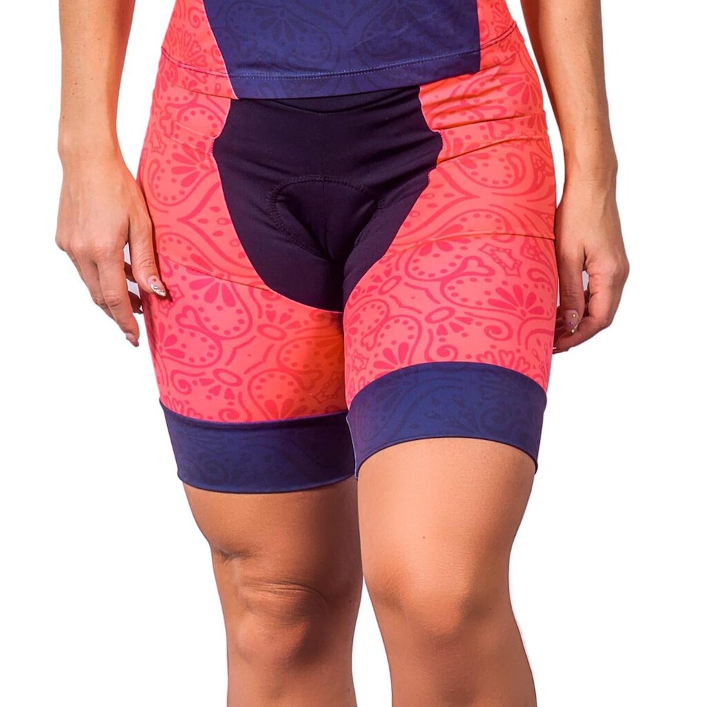 BERMUDA TRIATHLON ELITE PINK FLOWER UV 50+ KAUNA
