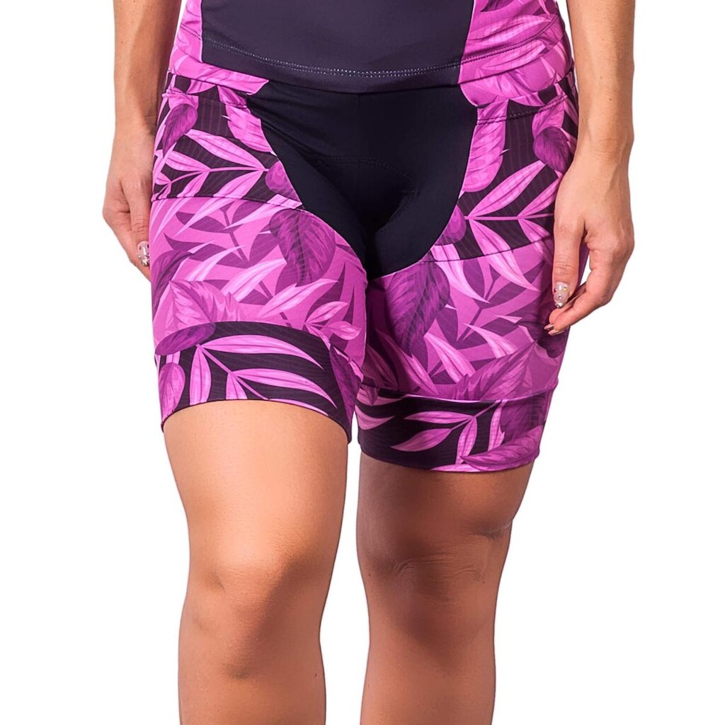 BERMUDA TRIATHLON ELITE PURPLE PROTEÇÃO UV 50+ KAUNA