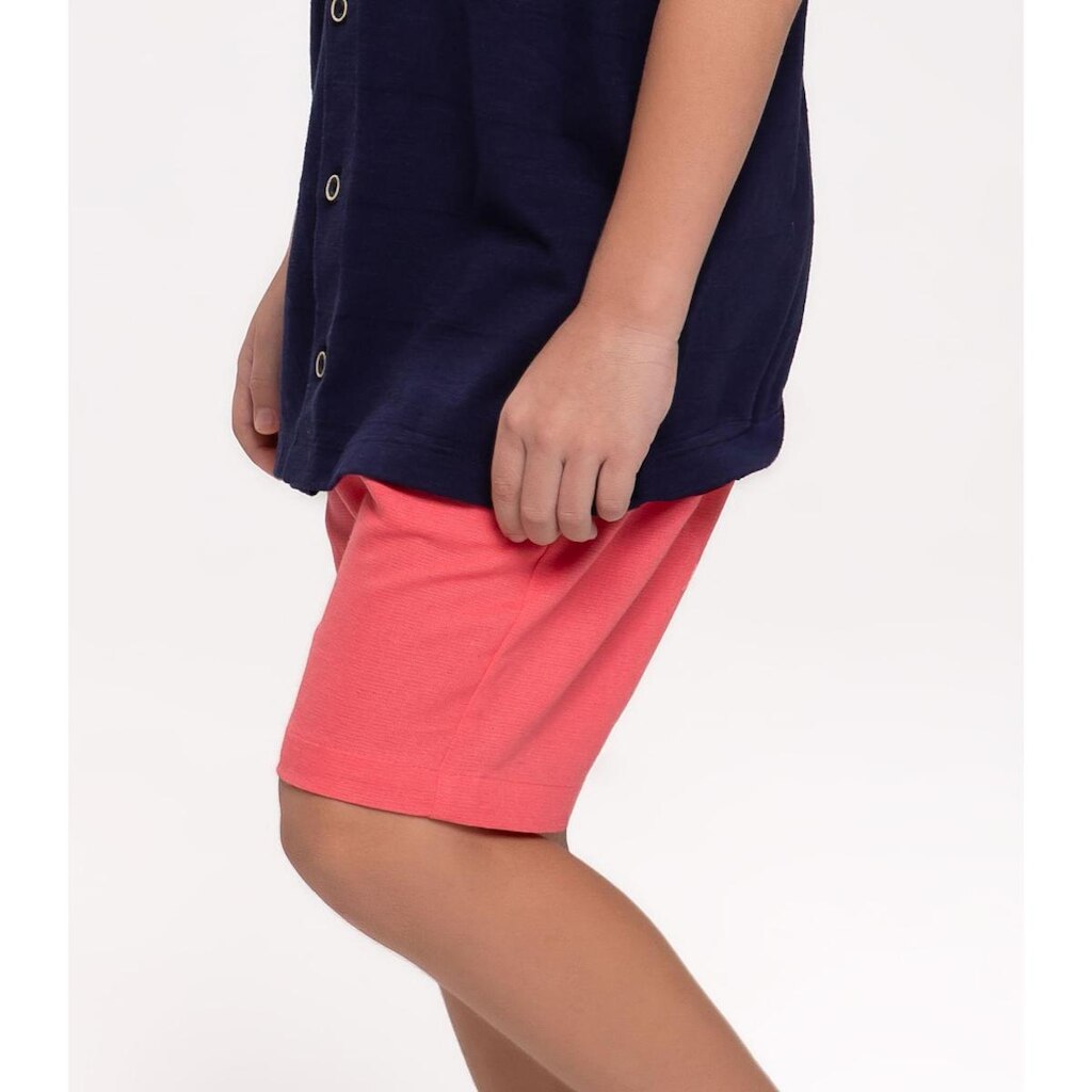 Bermuda Trick Nick Infantil Em Linho Masculina