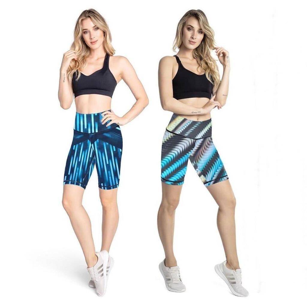 Bermuda Trinys Estampada Dois em Um F-14331 Feminino