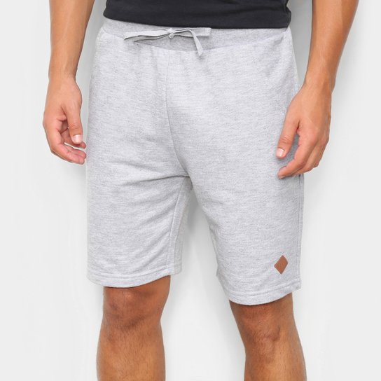 Bermuda Ultimato Moletinho Básica Masculina - Mescla Menor preço em Bermuda Ultimato Moletinho Básica Masculina - Mescla