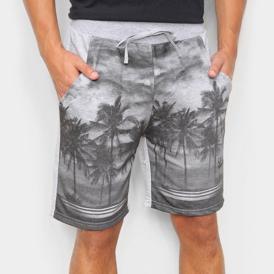 Bermuda Ultimato Moletinho Folhagem Masculina - Mescla é ruim? Bermuda Ultimato Moletinho Folhagem Masculina - Mescla é boa?