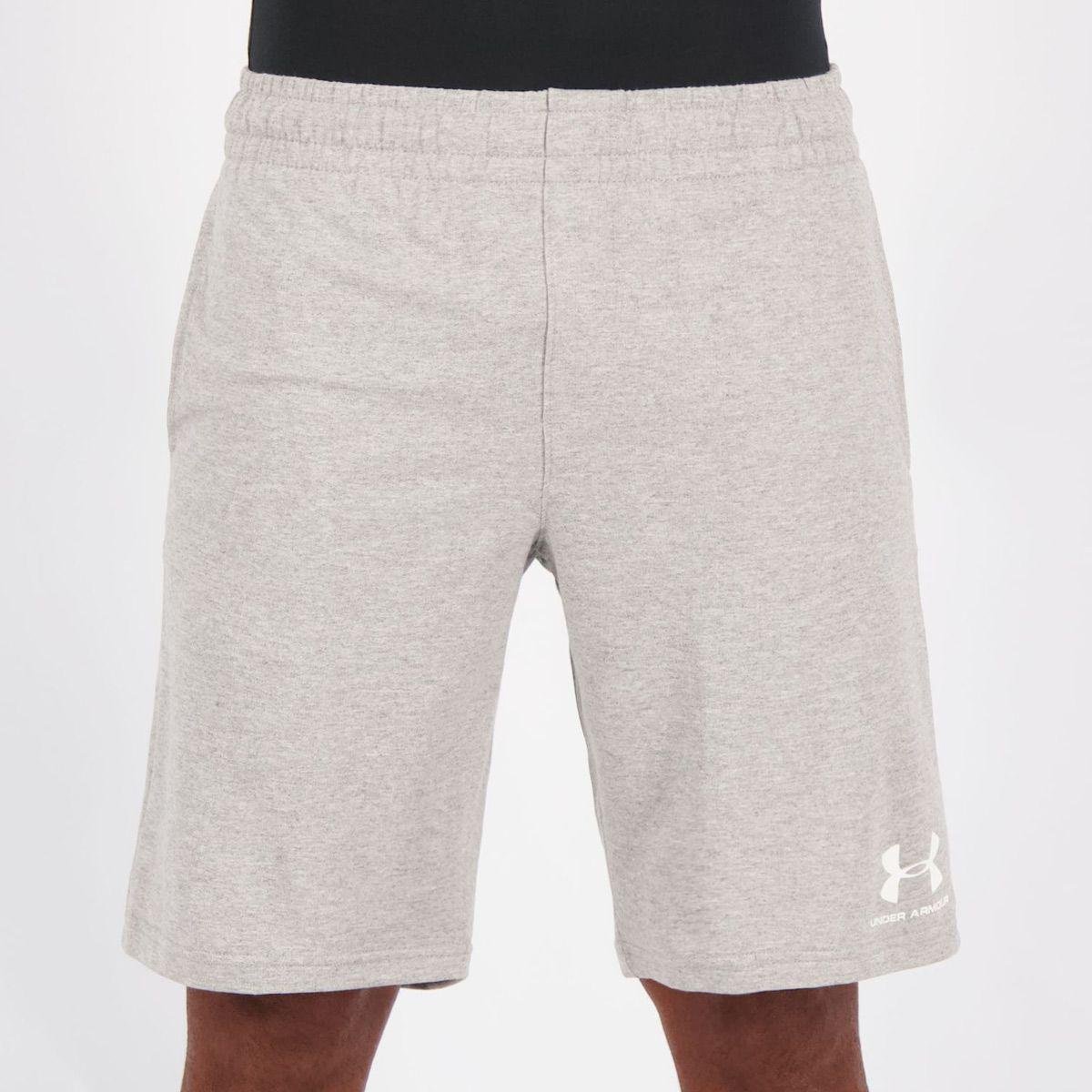 Bermuda Under Armour Sportstyle Cotton Cinza Menor preço em Bermuda Under Armour Sportstyle Cotton Cinza
