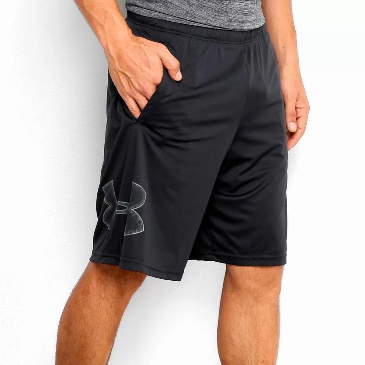 Bermuda Under Armour Tech Graphic Masculina - Preto/Grafite