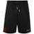Bermuda Vasco Kappa Moletom Confort Preta Masculina - Preto