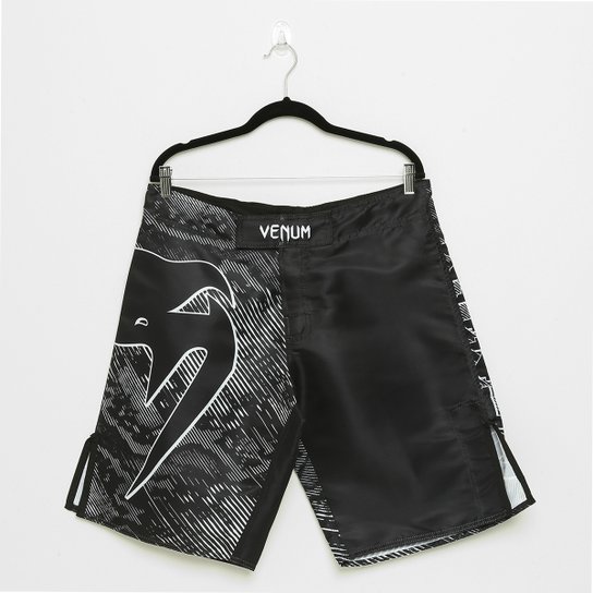 Bermuda Venum Fight Giant Classic New Masculina - Preto Menor preço em Bermuda Venum Fight Giant Classic New Masculina - Preto