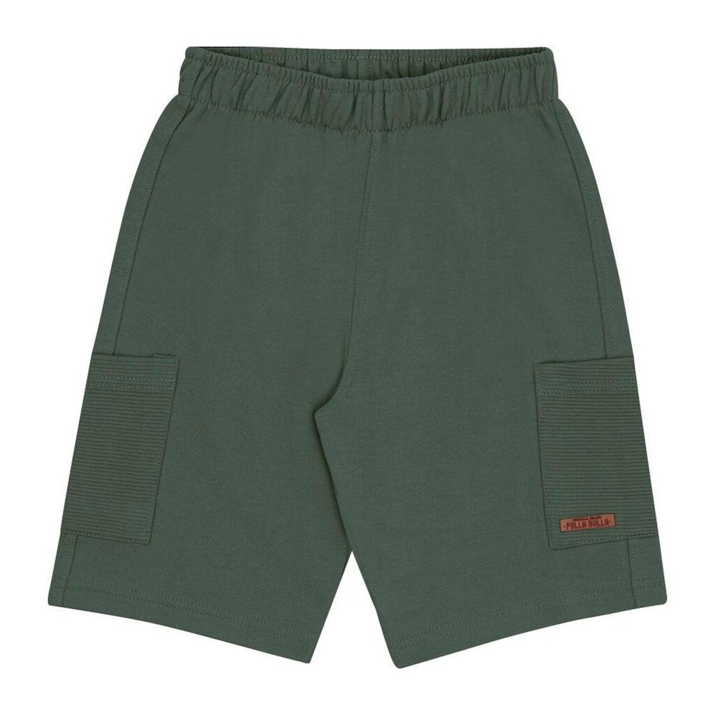Bermuda Verde Infantil Pulla Bulla Menino - 53466-356