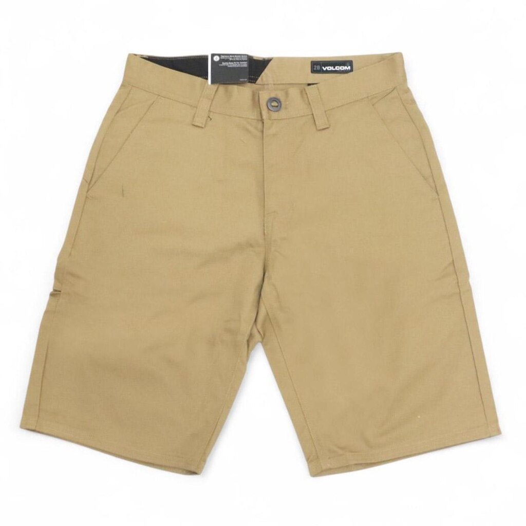 Bermuda Volcom Chino Walk Frickin - Khaki Escuro (Importado)