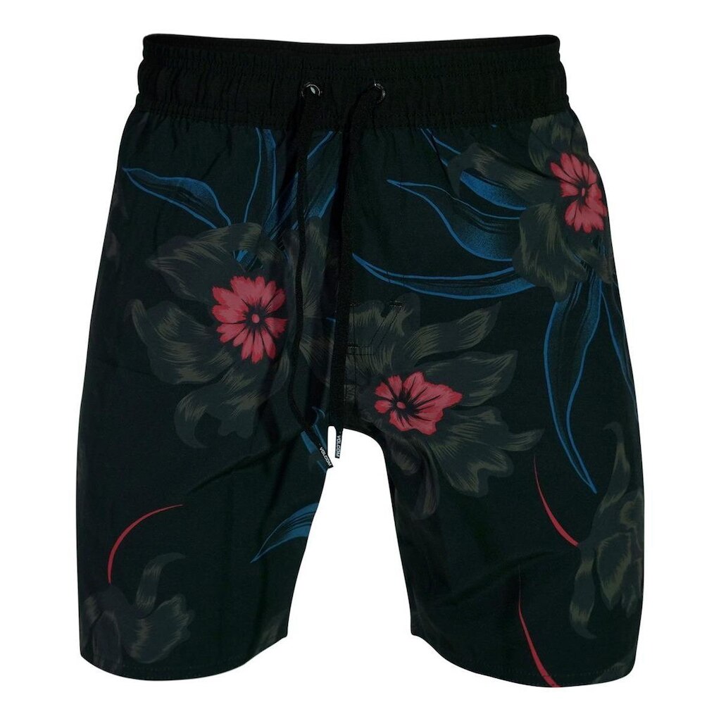 Bermuda Volcom Island Time Preta Masculina