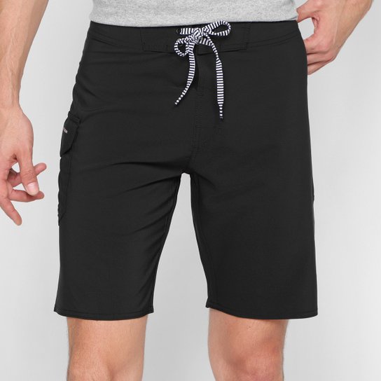 Bermuda Volcom Lido Solid Masculina - Preto Menor preço em Bermuda Volcom Lido Solid Masculina - Preto