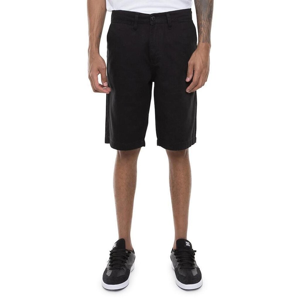 BERMUDA WORKER CHINO - PRETO - 38