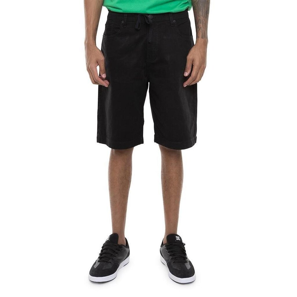 BERMUDA WORKER SKATE STRAIGHT - PRETO - 46