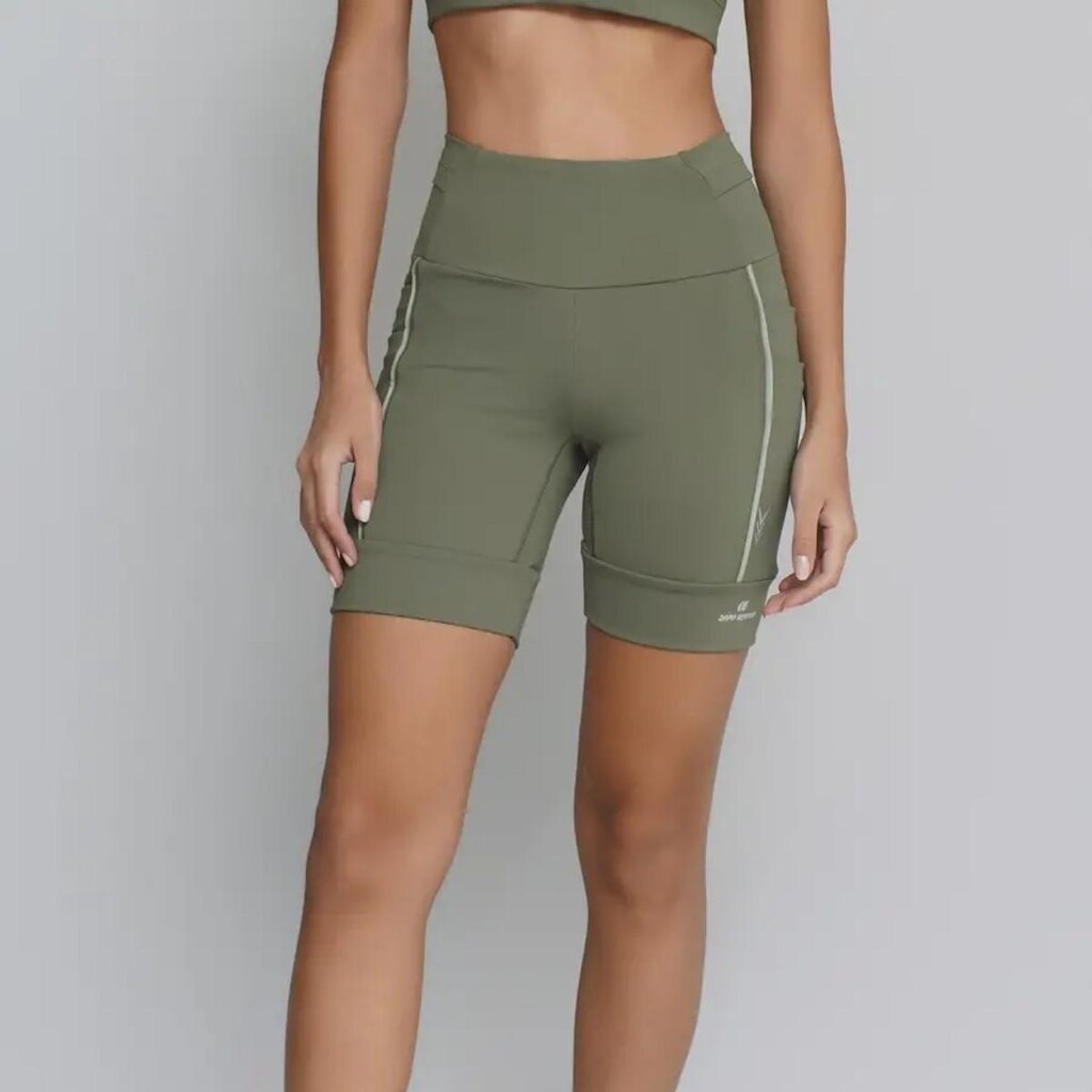 BERMUDA ZERO ACUCAR 42KM SOU MARATONISTA ARMY GREEN P