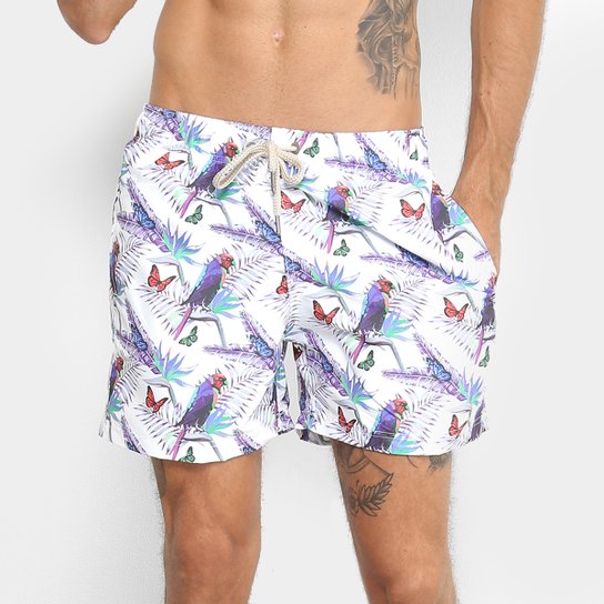 Bermudas Shorts Co Masculino - Branco Menor preço em Bermudas Shorts Co Masculino - Branco