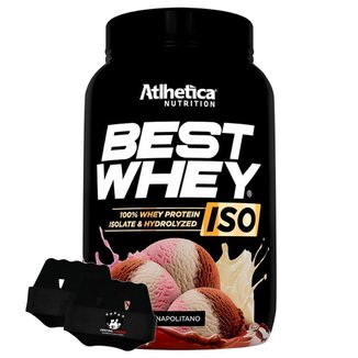 Best Whey Atlhetica Nutrition Isolada 900g + Luva