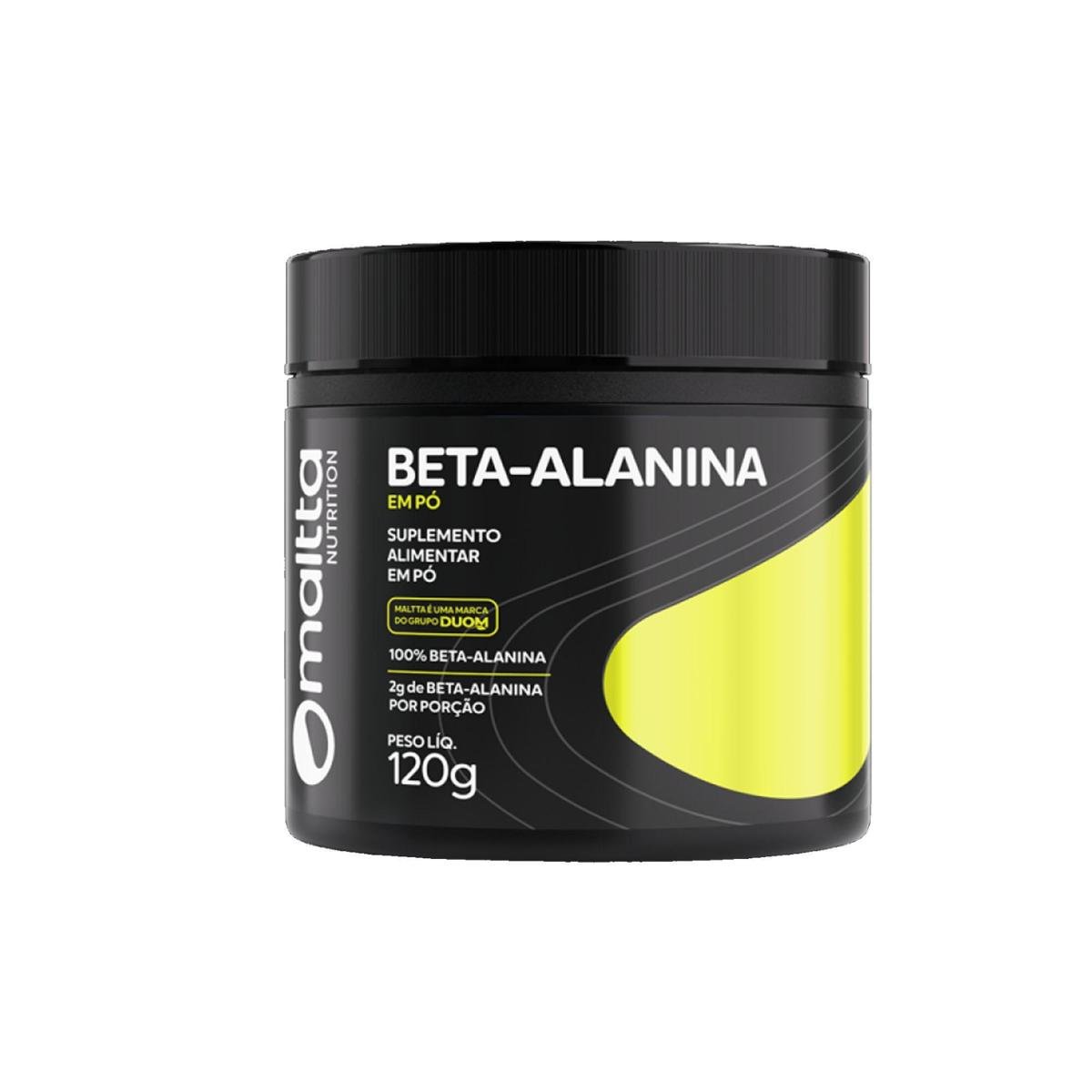 Beta-Alanina em pó Sem sabor 120g Maltta