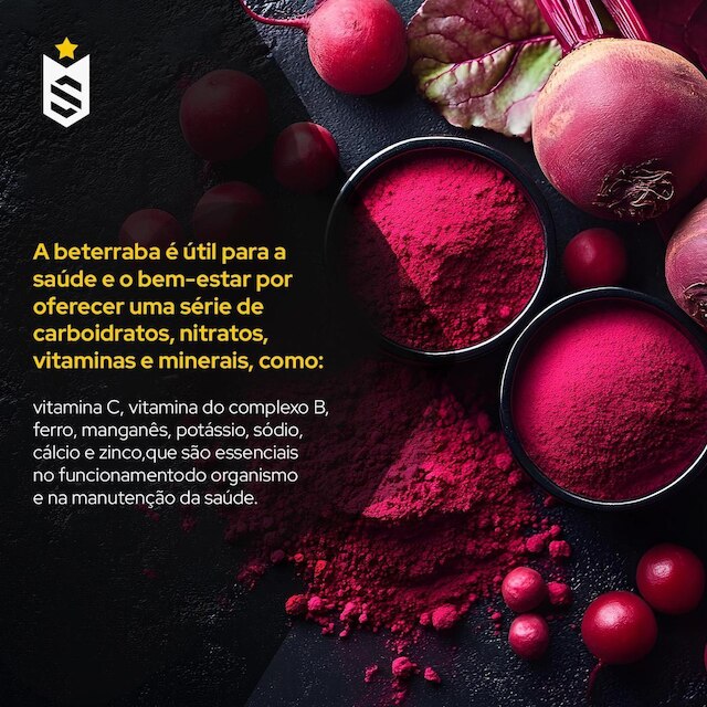 Beterraba Em Pó 1Kg - 100% Puro - Soldiers Nutrition