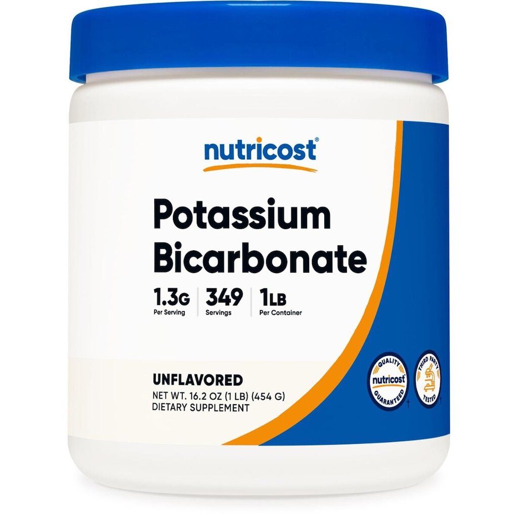 Bicarbonato De Potássio Em Pó Nutricost 454G Sem Glúten