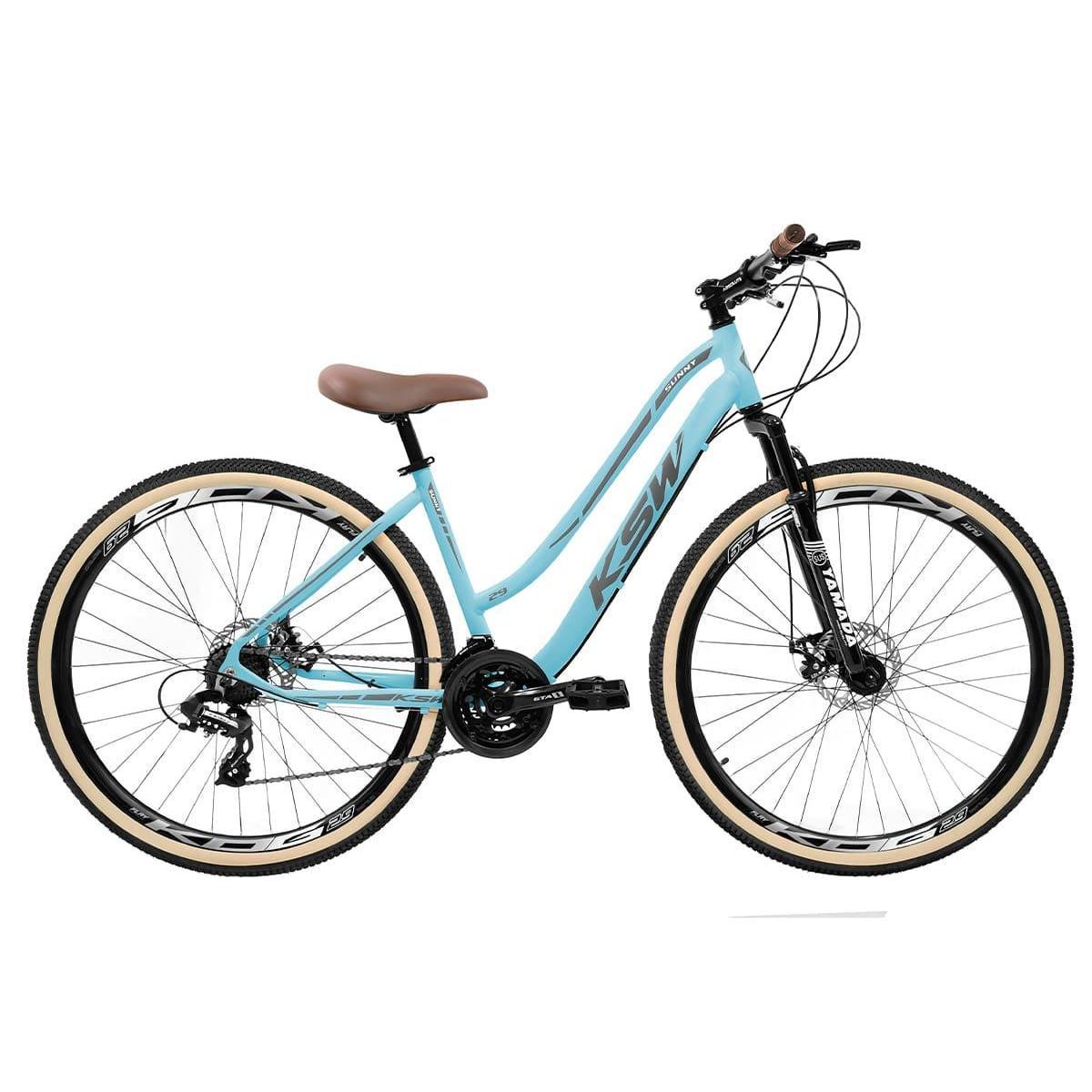 Bicicleta Ksw Sunny Disc H Aro 29 Susp. Dianteira 24 Marchas - Azul