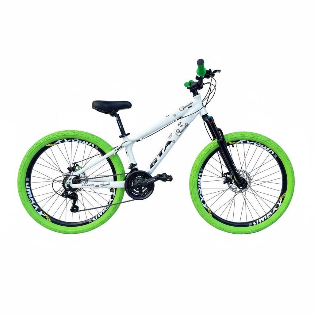 Bicicleta 26 Gta Rebel Freeride Downhill 21v Aros Vmaxx Freio a Disco Pneu Flame