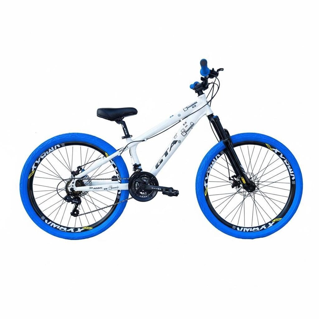 Bicicleta 26 Gta Rebel Freeride Downhill 21v Aros Vmaxx Freio a Disco Pneu Flame