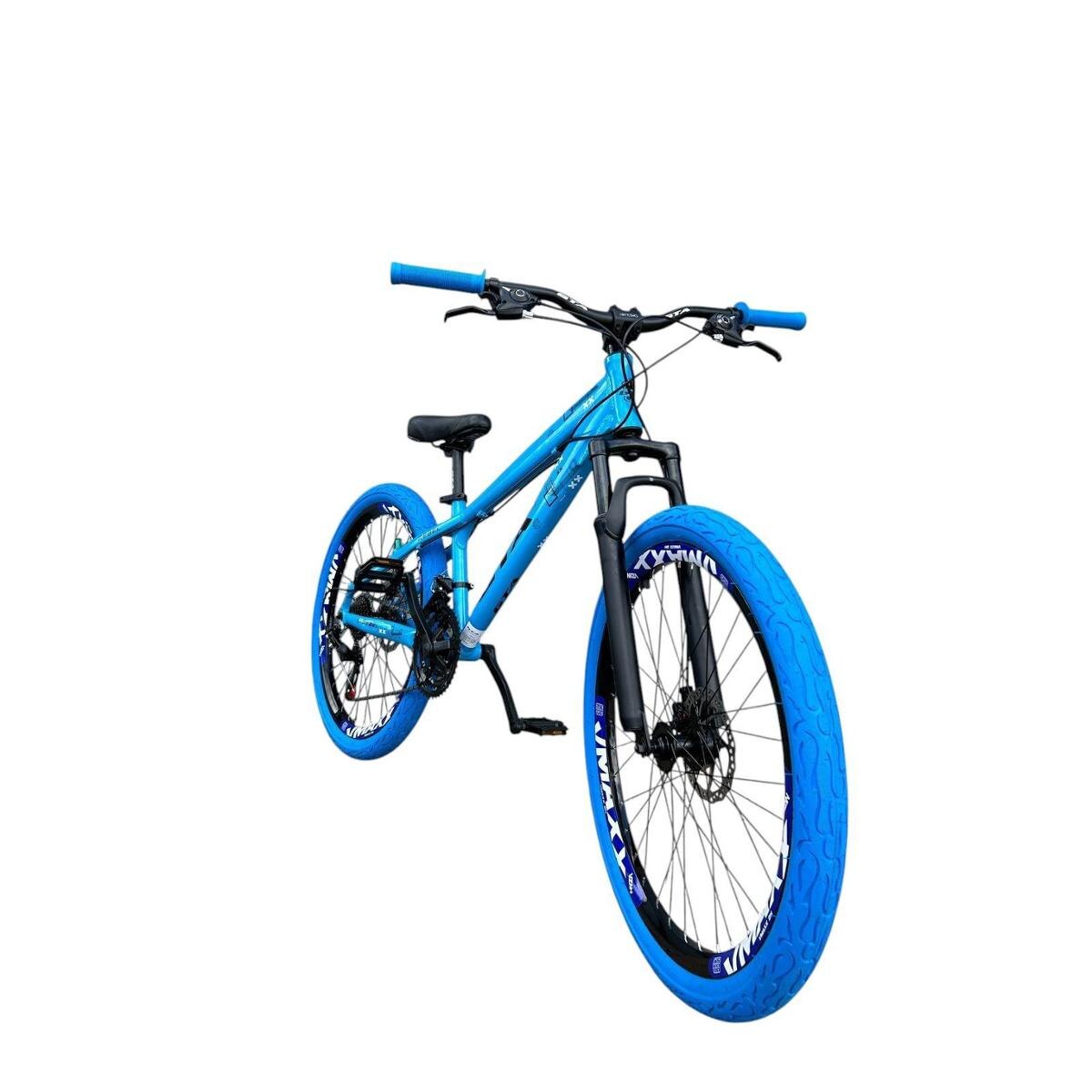 Bicicleta 26 Gta Rebel Freeride Downhill Alumínio 21v Aros Vmaxx