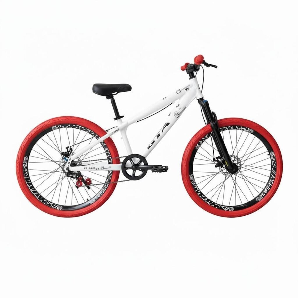 Bicicleta 26 Rebel Gta Freeride Single Aro Vmaxx Freio a Disco Pneu Flame