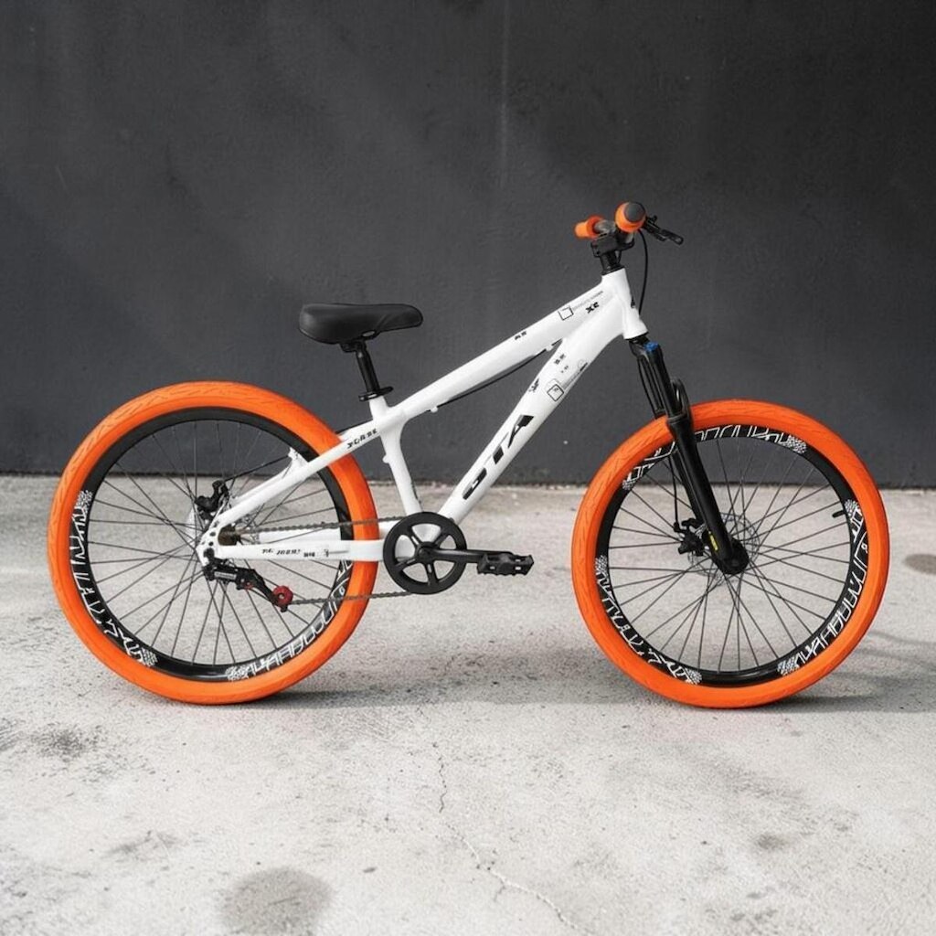 Bicicleta 26 Rebel Gta Single Freeride Aro Vmaxx Freio a Disco Pneu Flame