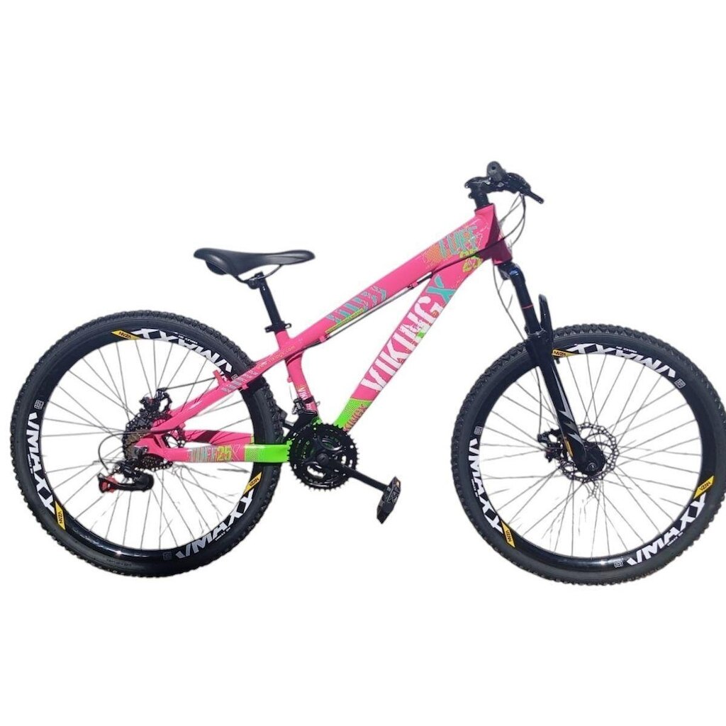 Bicicleta 26 VikingX T25 21v Freeride Freio Disco Mecânico Pneu Aro 26 Cravudo