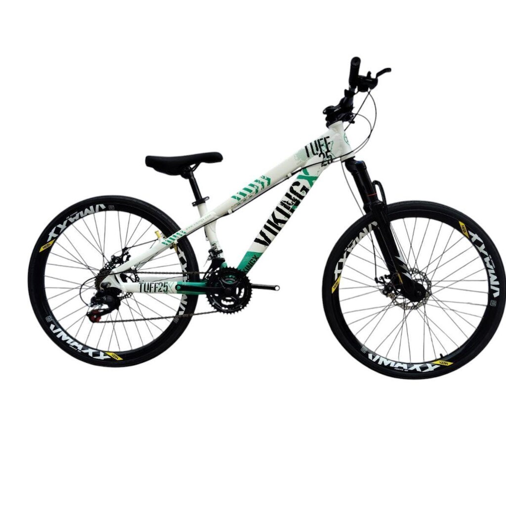 Bicicleta 26 VikingX Tuff25 21v Indexada  Freeride Disco Mecânico Hidraulico Pneu Slick 1.50