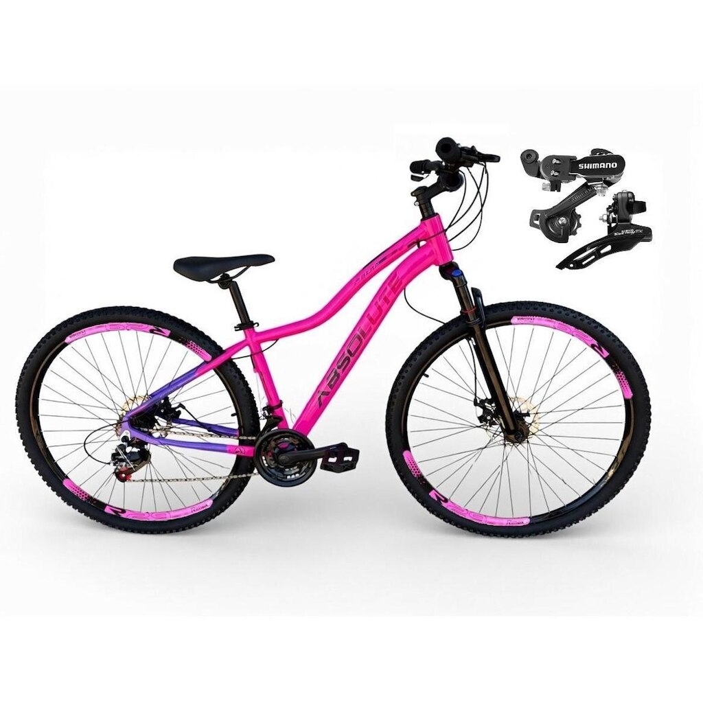 Bicicleta 29 Absolute Hera Feminina 21v Câmbios Shimano Mtb