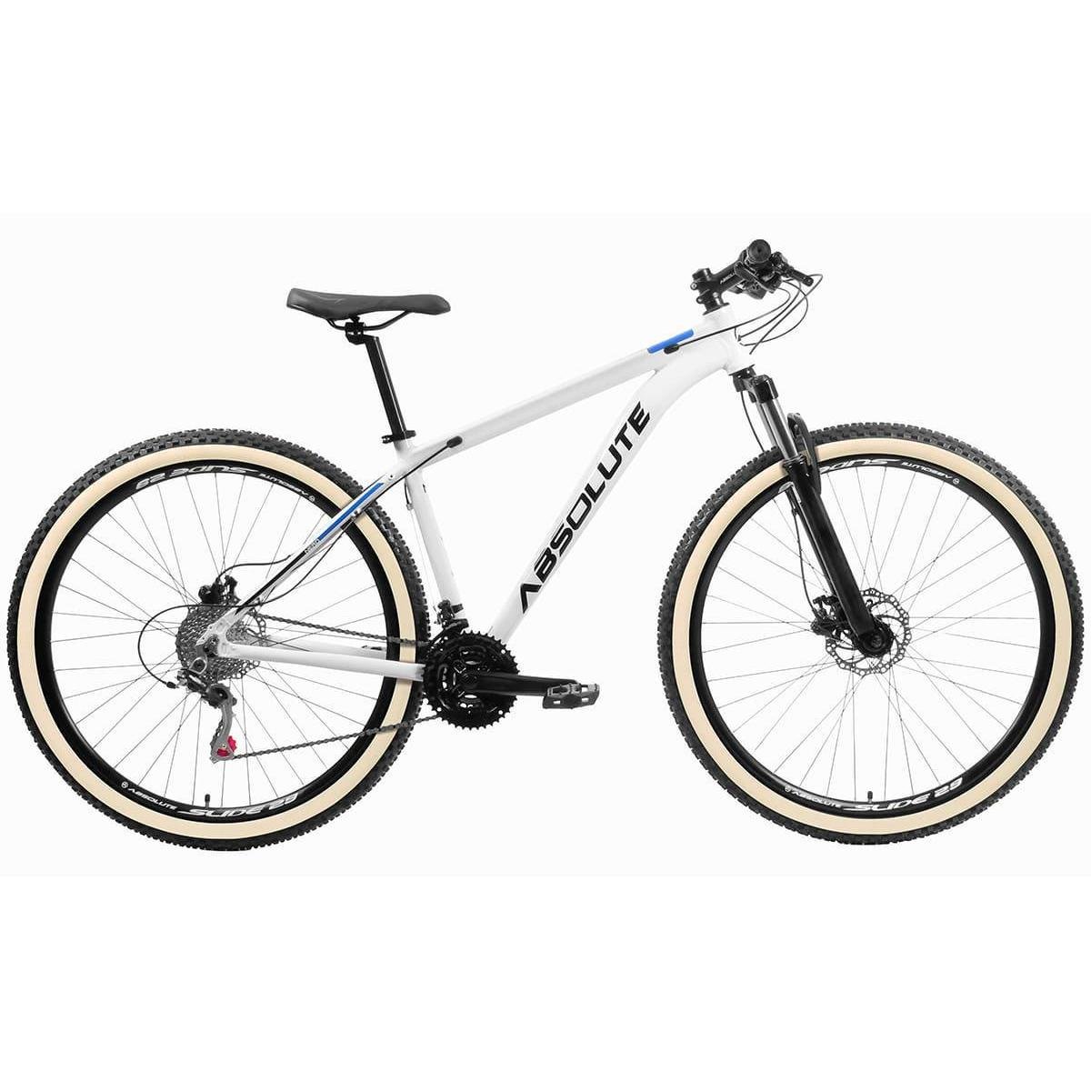 Bicicleta Absolute Nero 4 Aro 29 Susp. Dianteira 18 Marchas - Branco
